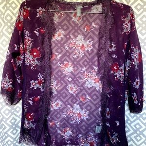 Floral Sheer Cardigan